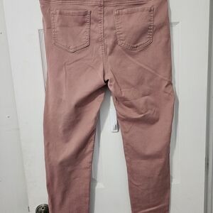 New York & Company Dusty Rose Skinny Jeans